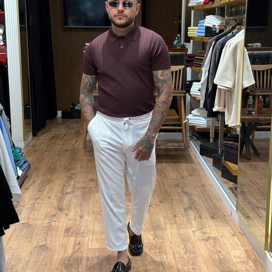POLO YAKA PREMİUM TRİKO BORDO