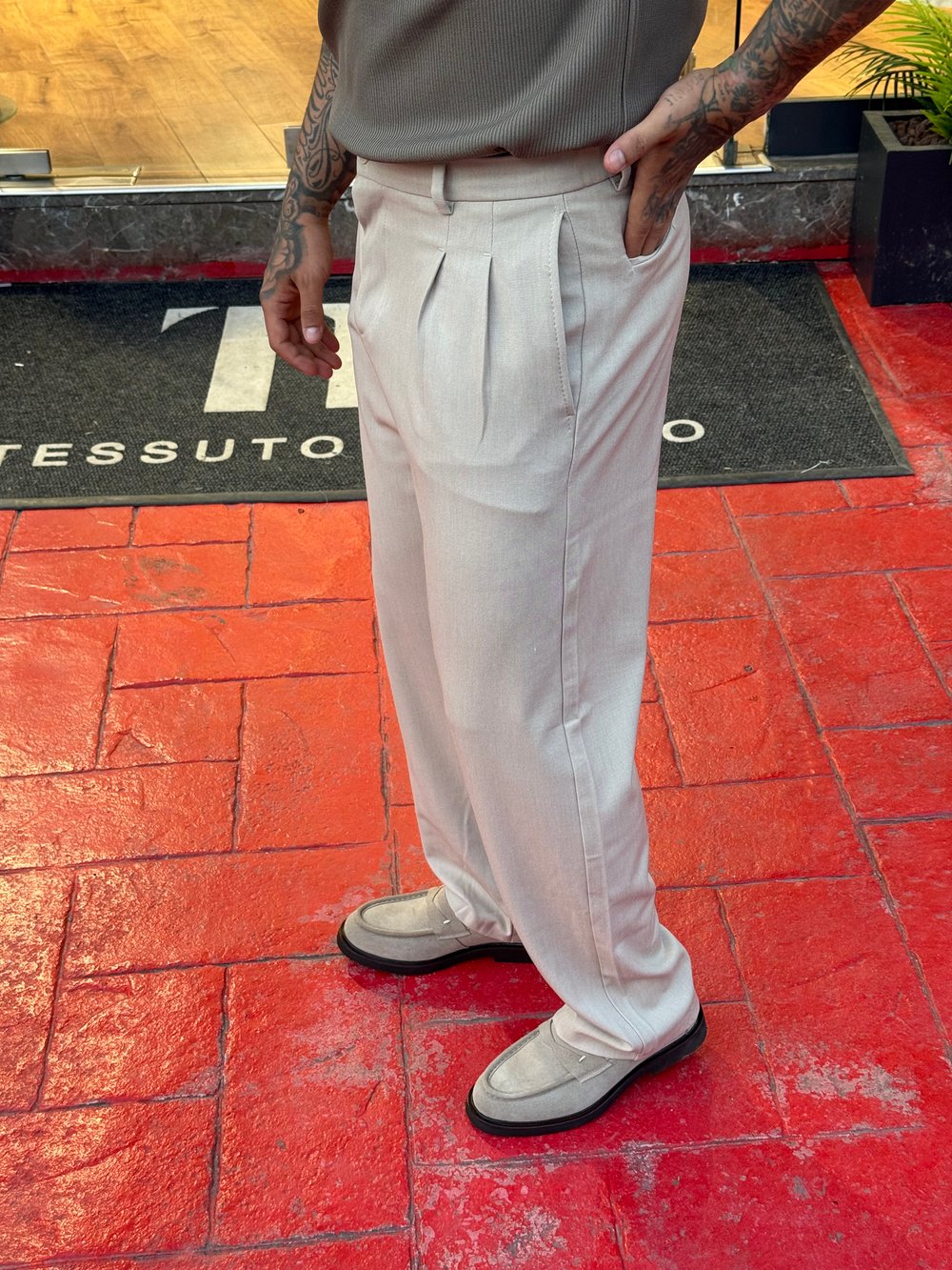 Rahat LUXURY BEJ PALAZZO PANTALON
