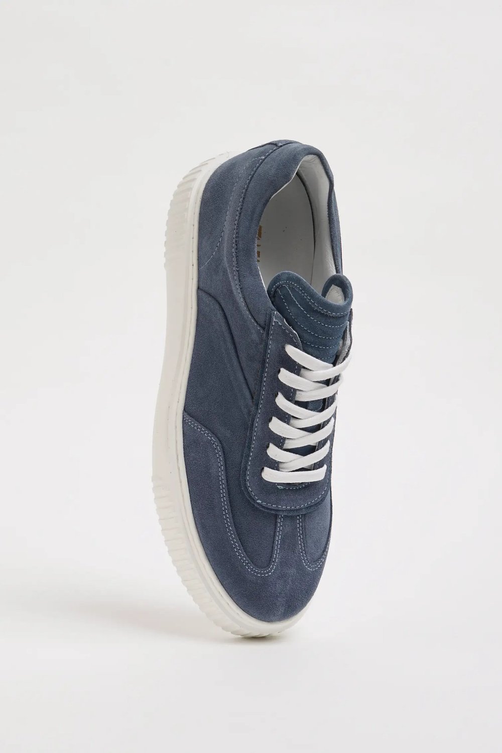 Ramus Model Kombinasyonlu Deri Eva Taban Sneaker Ayakkabı - MAVİ