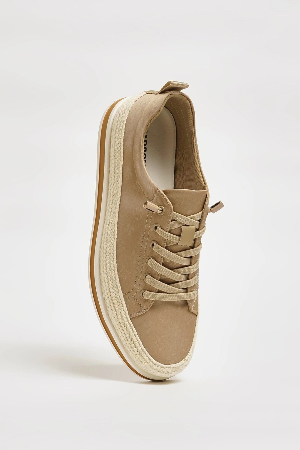 Sammy Model Hakiki Örme Triko Hasır İthal Taban Sneaker Ayakkabı - BEJ
