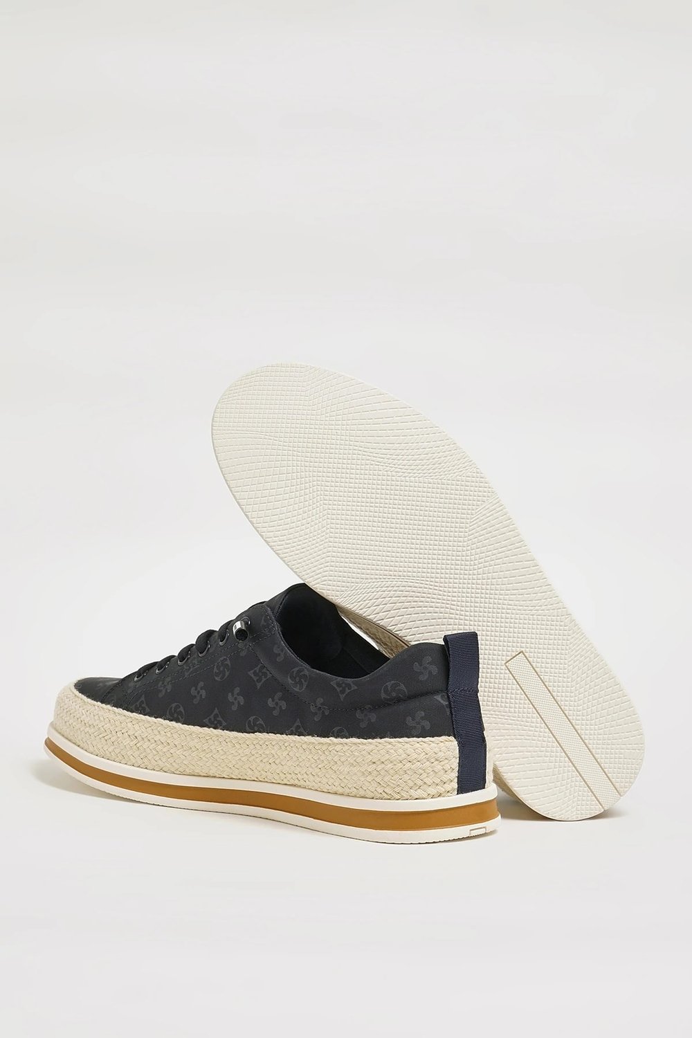 Sammy Model Hakiki Örme Triko Hasır İthal Taban Sneaker Ayakkabı - LACİVERT