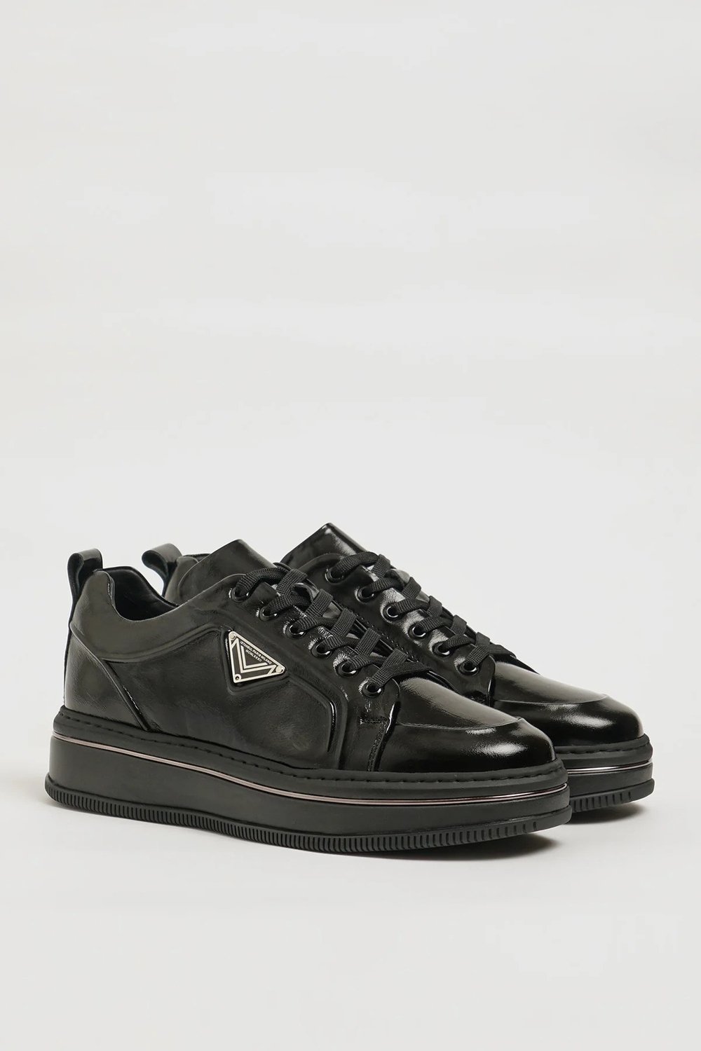 Samuel Model İthal Taban Hakiki Deri Sneaker Ayakkabı - SİYAH