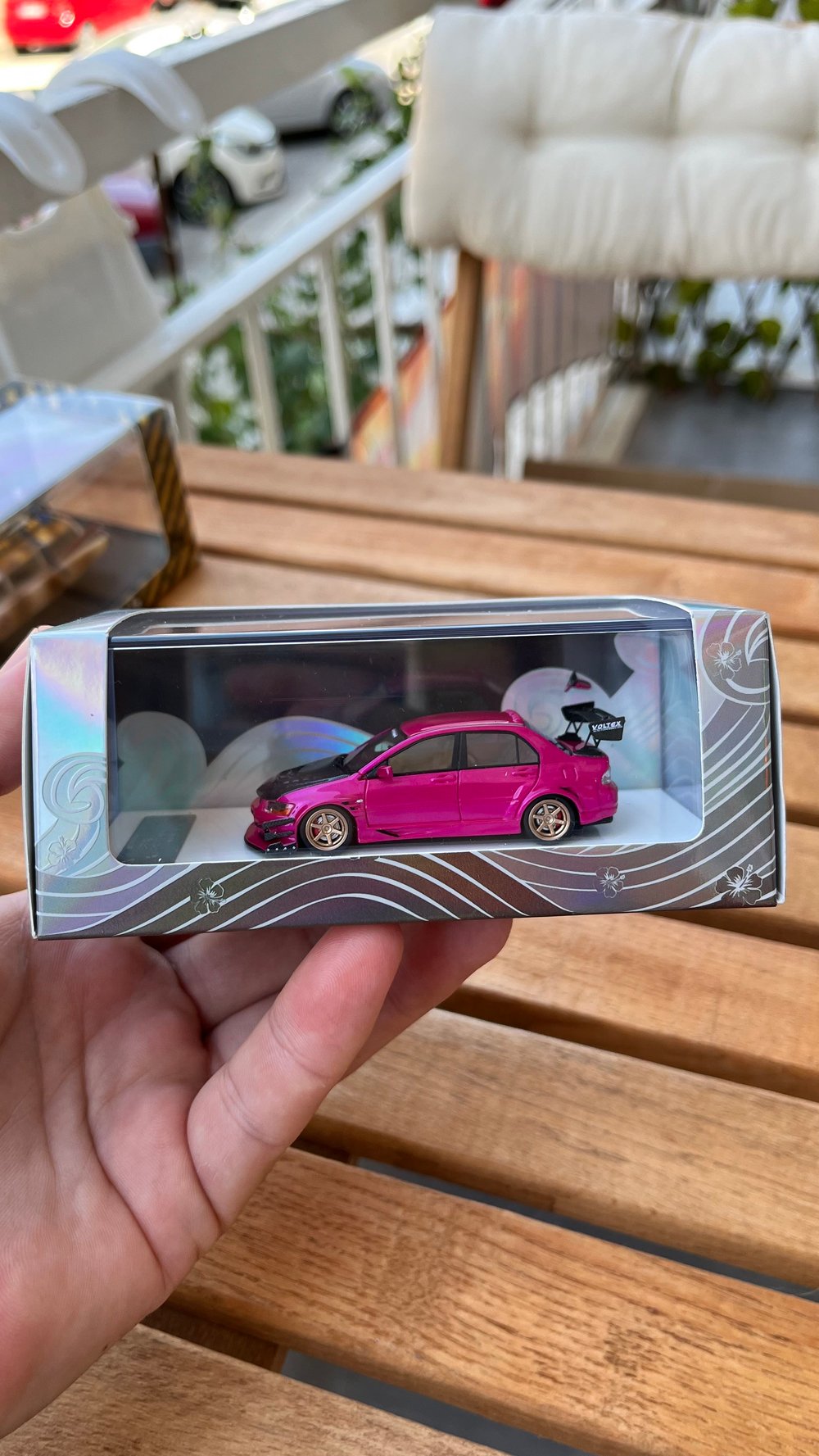 Error404 1/64 Mitsubishi Lancer Evolution EVO IX VARIS Pink