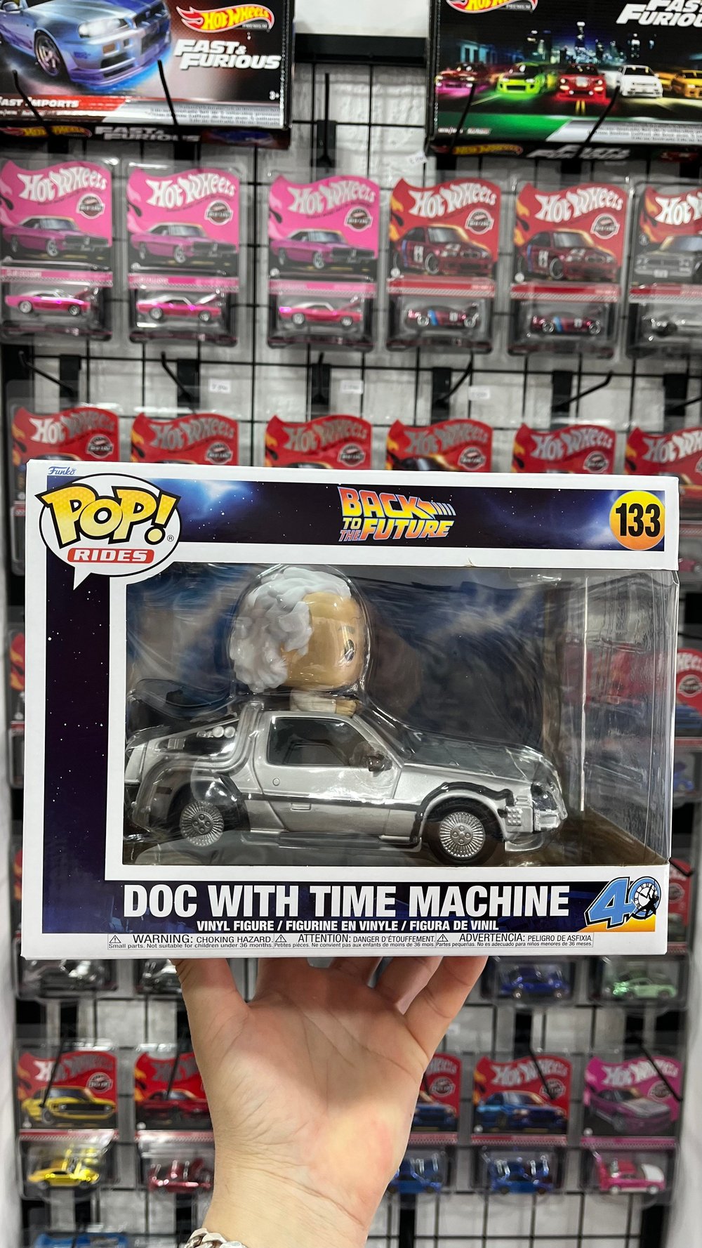 Funko Pop! Deluxe: Back to the Future - Doc with Time Machine