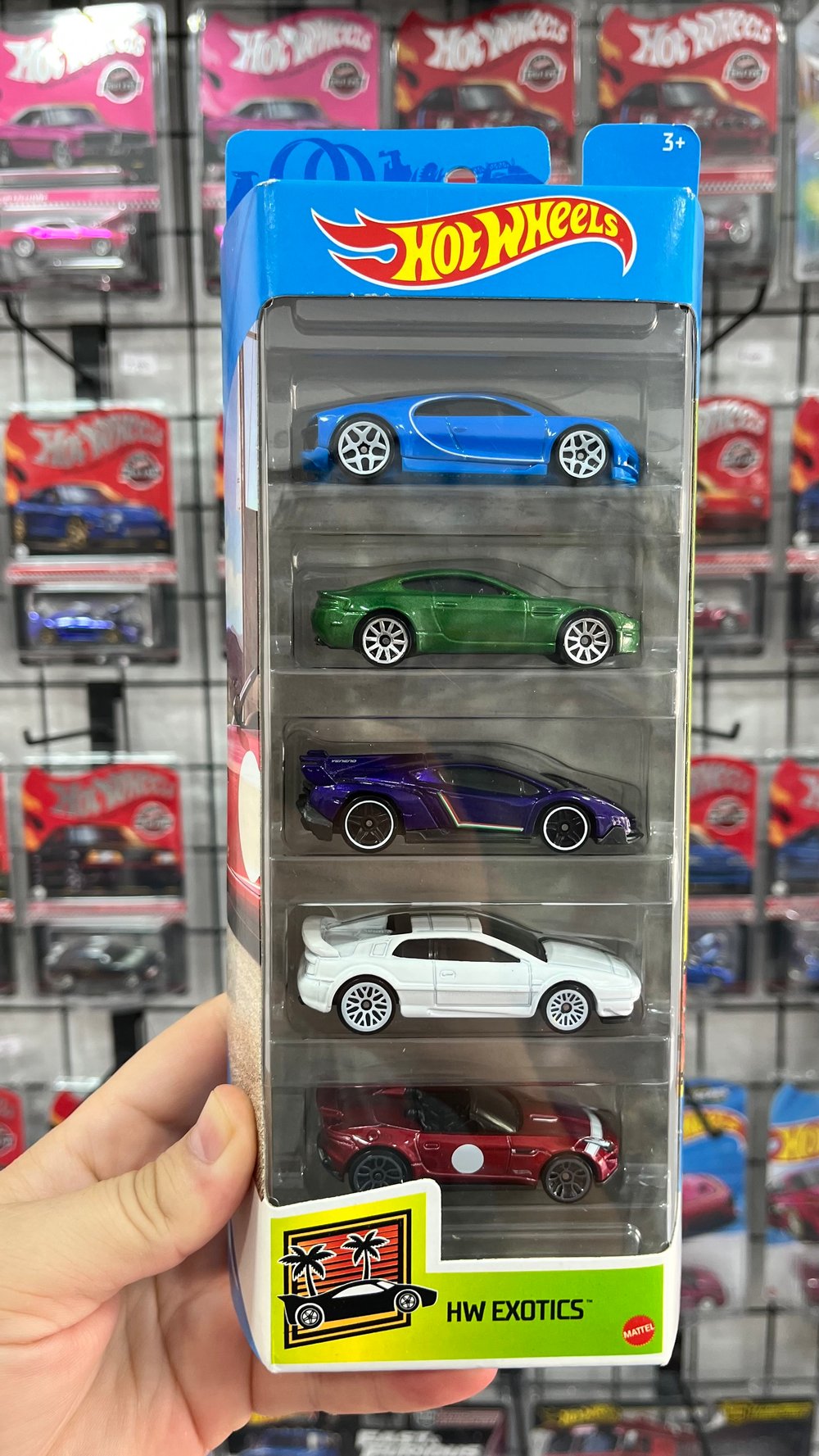 Hot Wheels  2020 EXOTICS 5'li Set - Yaşına Göre Kutu Hasarları Olabilir-Kapalı Ürün