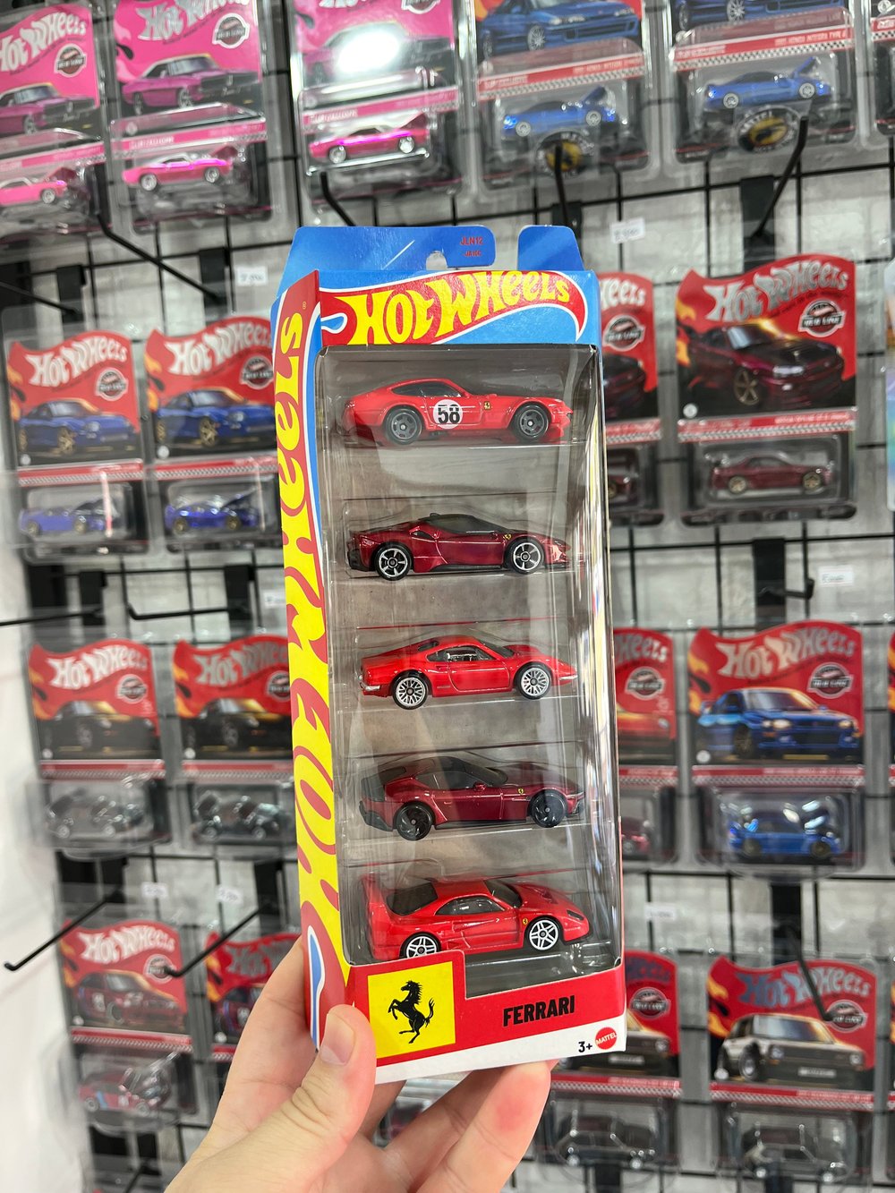 Hot Wheels Ferrari 5'li Set