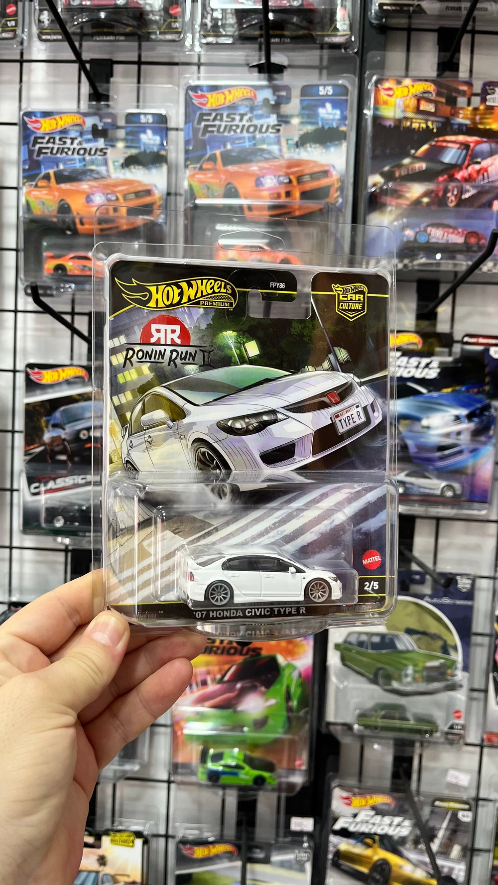 Hot Wheels Premium Ronin Run II Honda Type r