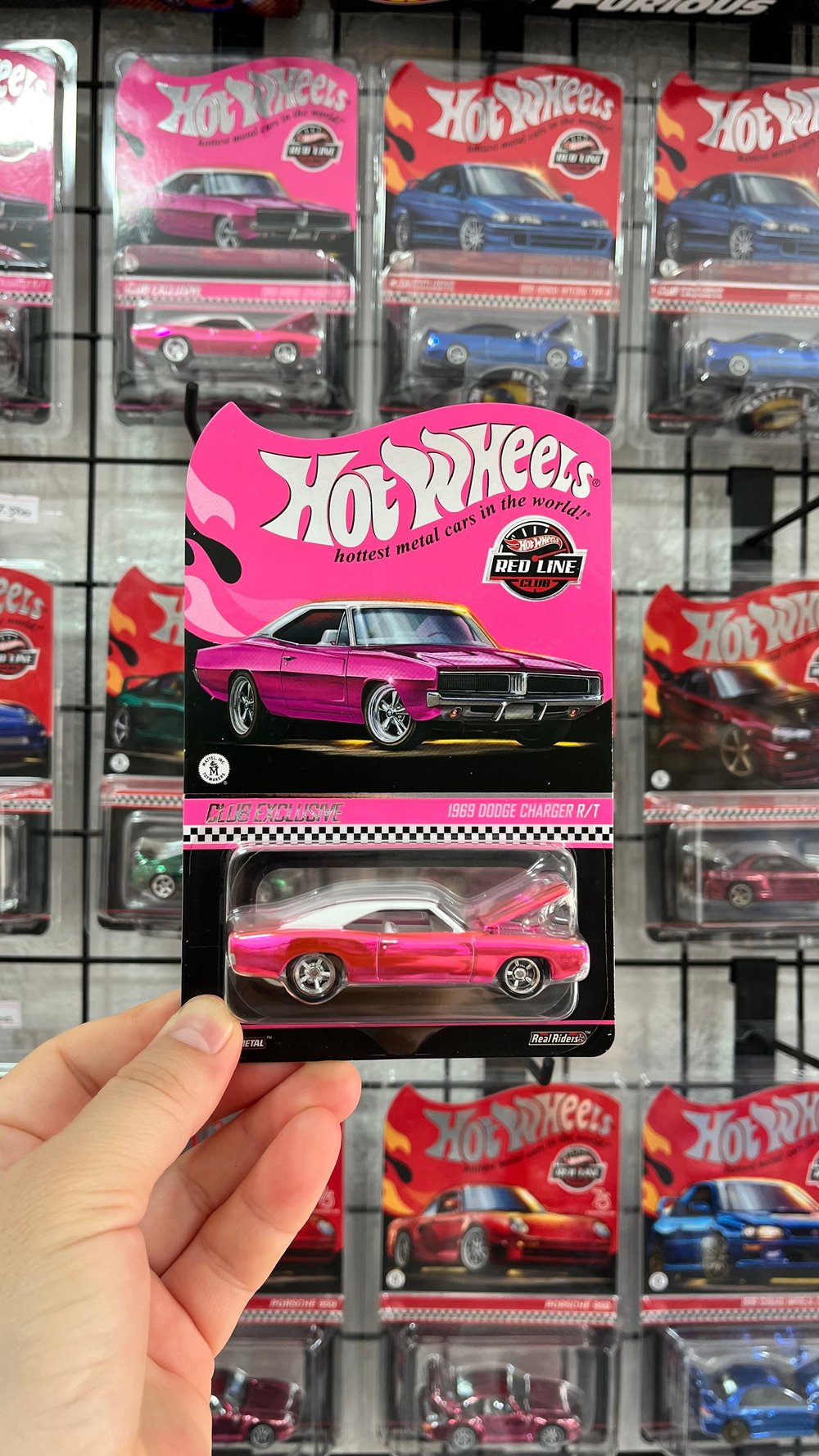 Hot Wheels RLC 1969 Dodge Charger Pink