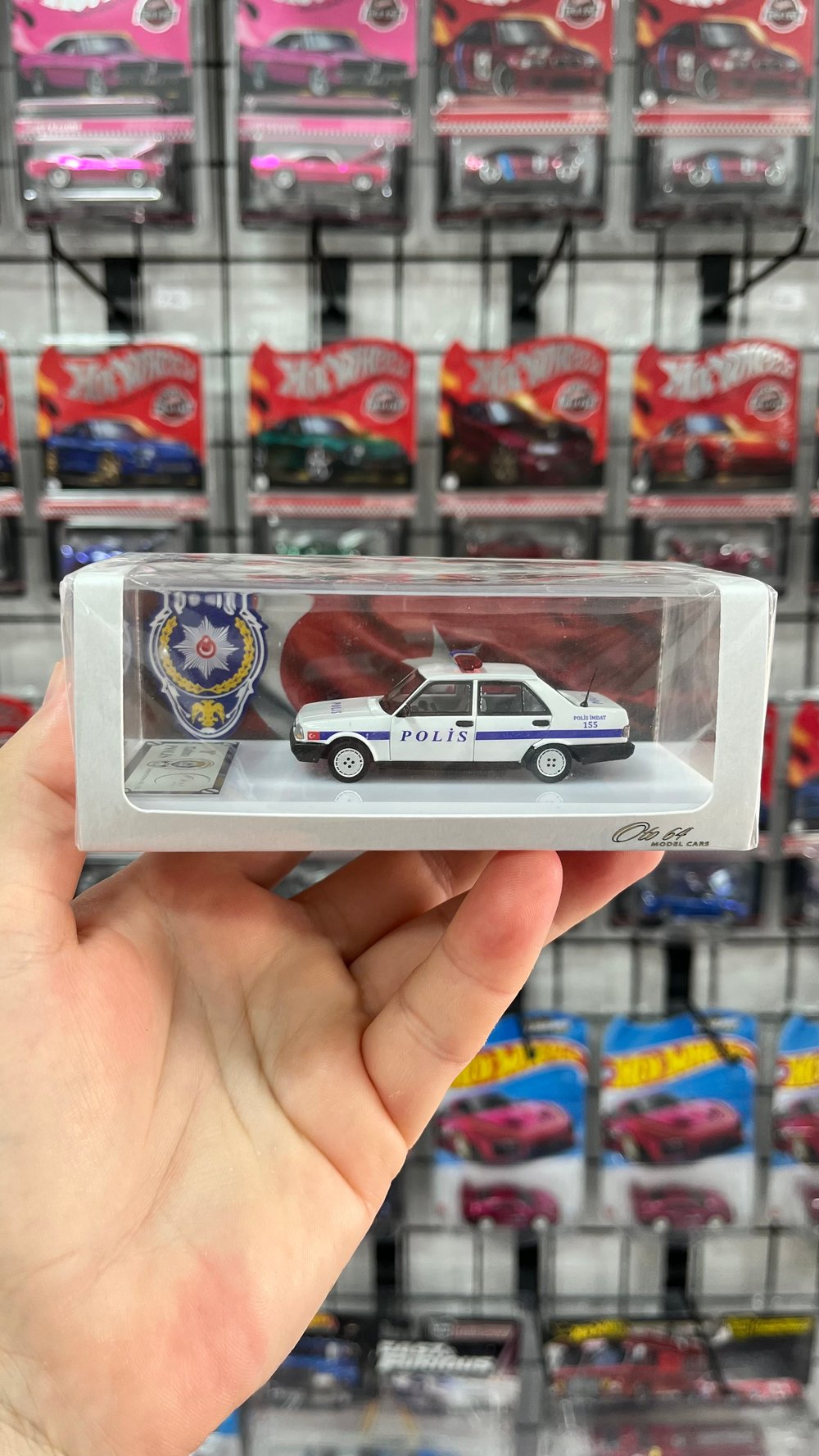Oto64 Tofaş Lisanslı Şahin Polis Arabası 142/155 Limit Numaralı