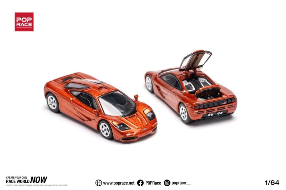 Pop Race 1/64 McLaren F1 Orange