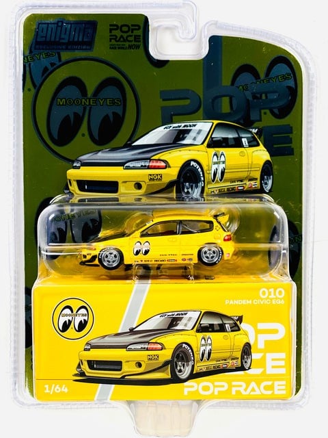 Pop Race 1/64 PANDEM CIVIC EG6 V1.5 – MOONEYES- Blister