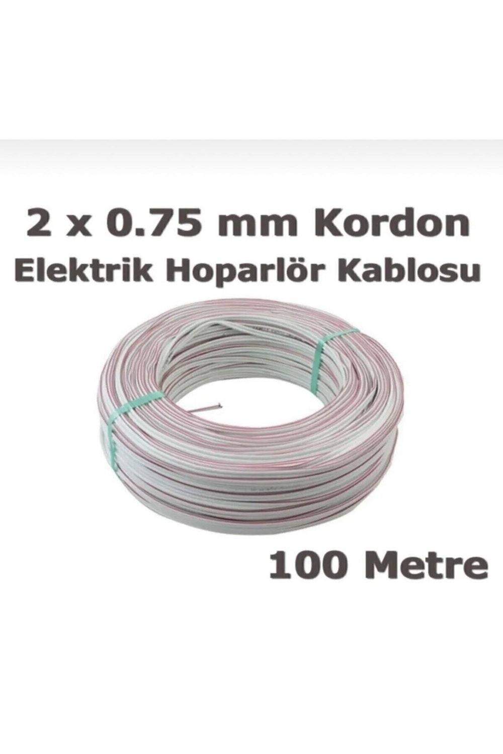 Kars 2x0.75 Mm Kordon Kablo Cca 100 Mt