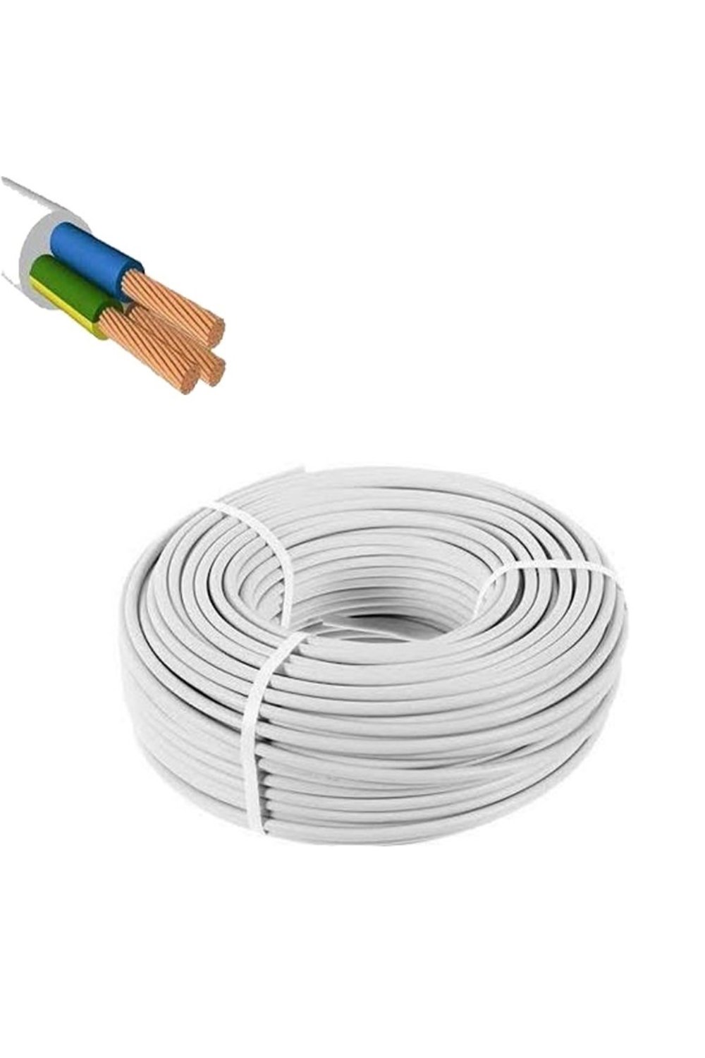 Kars 3x2,5 Mm Ttr Kablo Çok Damarlı Kablo 100 Metre