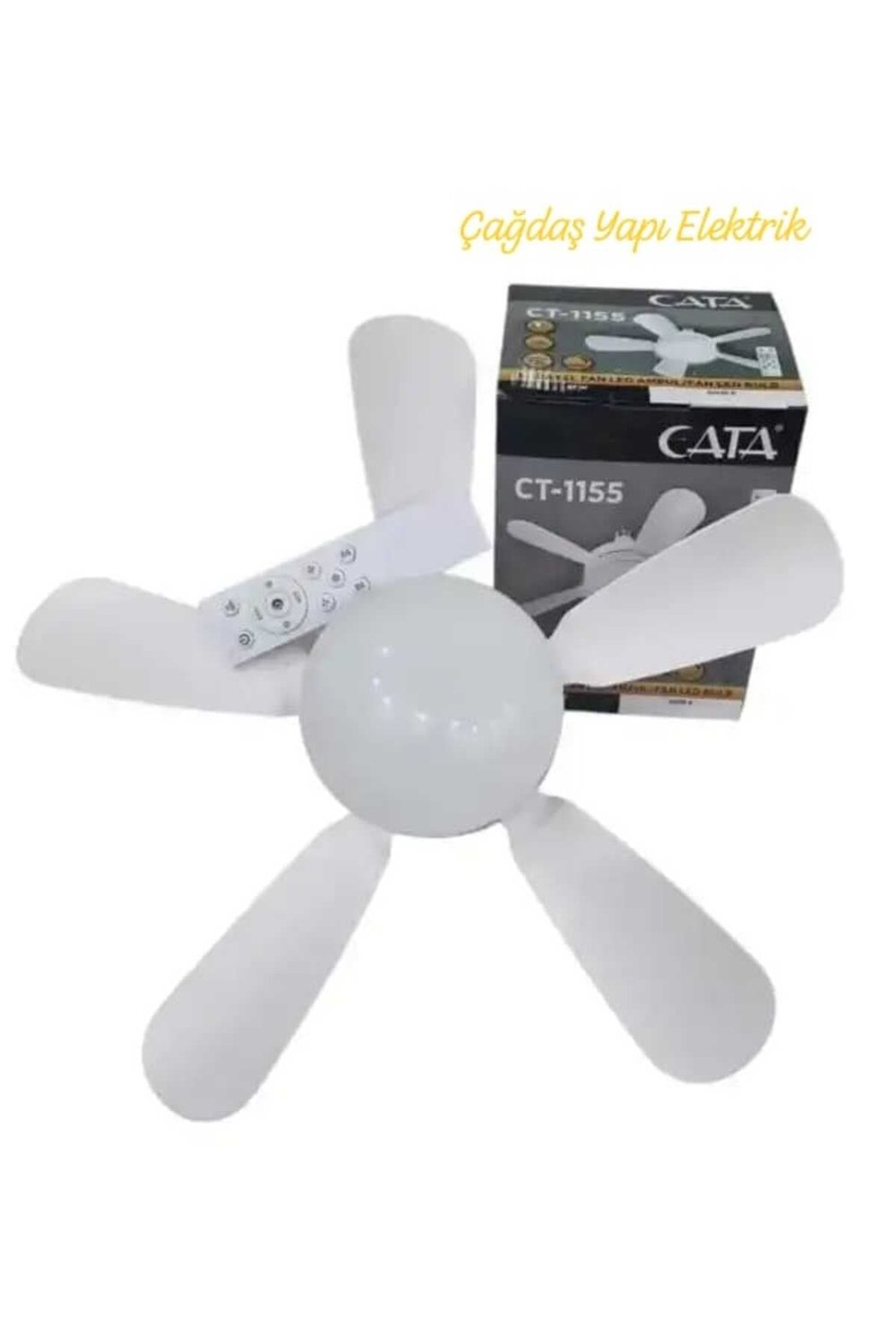 Cata Ct-1155 Karayel Fan Led 82w Kumandalı dimmerli Işıklı Vantilatör 