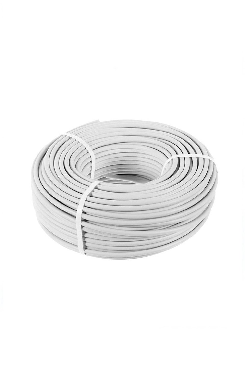 Kars Beyaz TTR 2x1.5 CCA PVC Elektrik Kablosu 50 Metre CE Belgeli