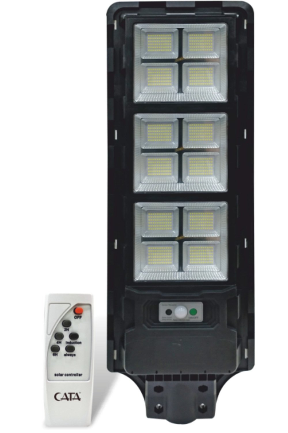 Cata CT 4642 Solar Güneş Enerjili 300W Sensörlü Sokak Armatür 6400K Beyaz Işık