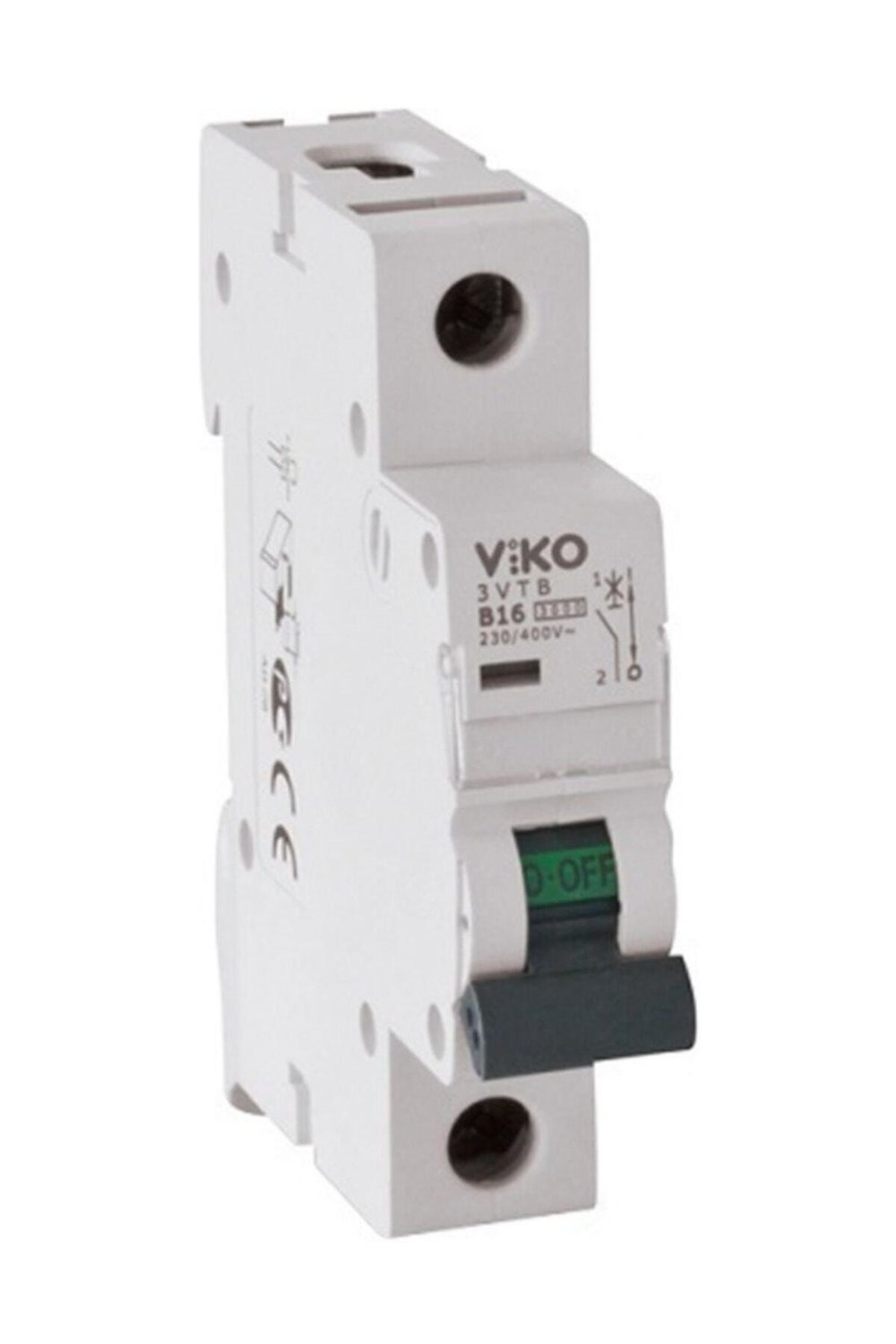Viko 3vtb-1b10 Monofaze 1x10a B Tipi Otomatik Sigorta 3ka