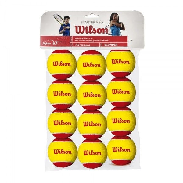 Starter Red Tennis Ball 12 Pack