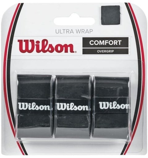 Ultra Wrap Overgrip Black 3 Pack