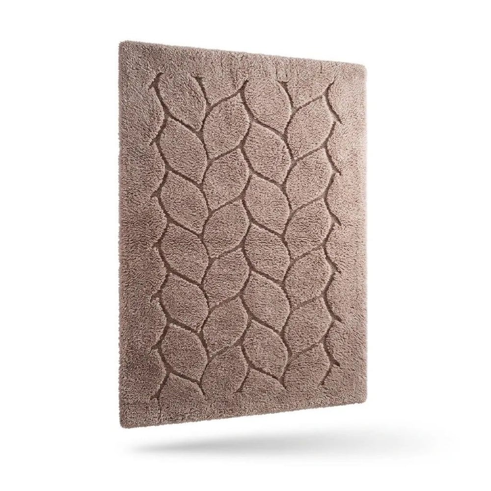 %100 Pamuk 70x120 cm Büyük Boy Banyo Paspası Yüksek Emici Paspas - Vizon
