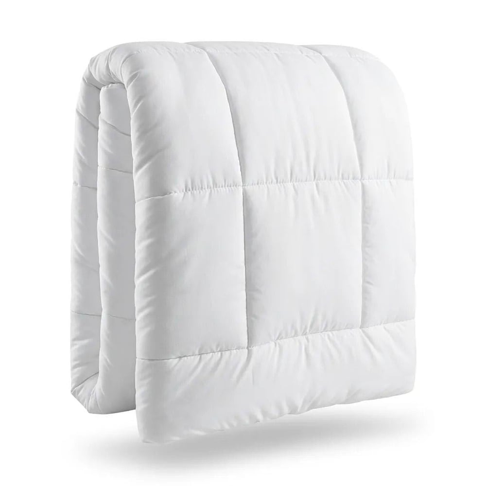 Angel Home Lüks Çift Kişilik Silikon Yorgan - 195x215 cm Kare Kapitone Pofuduk