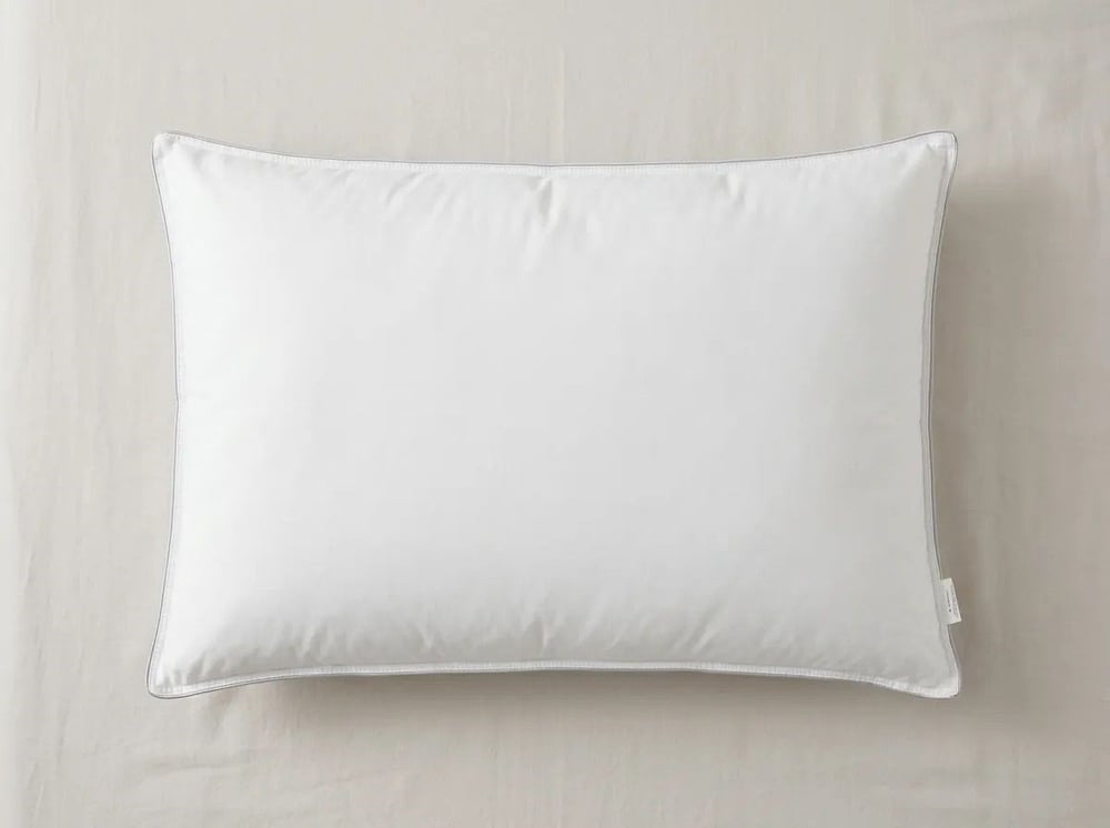 Angel Home Lüks Kaz Tüyü Yastık - 50x70 cm %15 Gıdık %85 Sırt Tüyü 1200 gr Biyeli