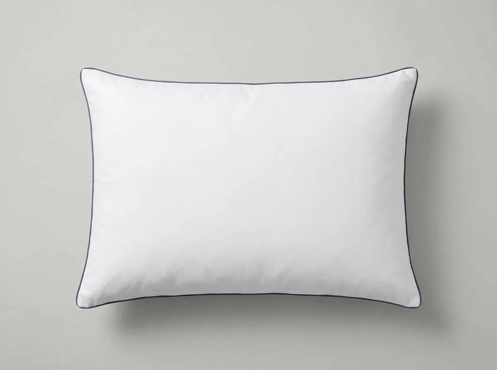 Angel Home Lüks Silikon Yastık - 50x70 cm Pamuk Kumaşlı Kenarı Biyeli