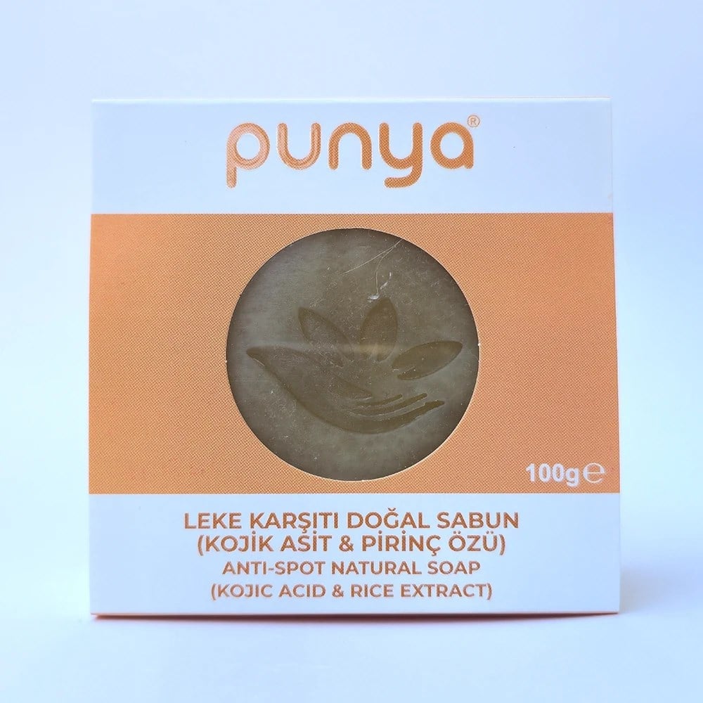 Punya Leke Eğilimli Ciltler için Aydınlatıcı Katı Sabun