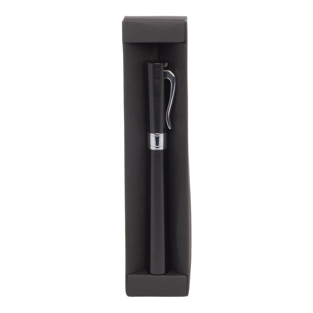 SarıEtiket Gümüş Detaylı Kutulu Kalem Siyah