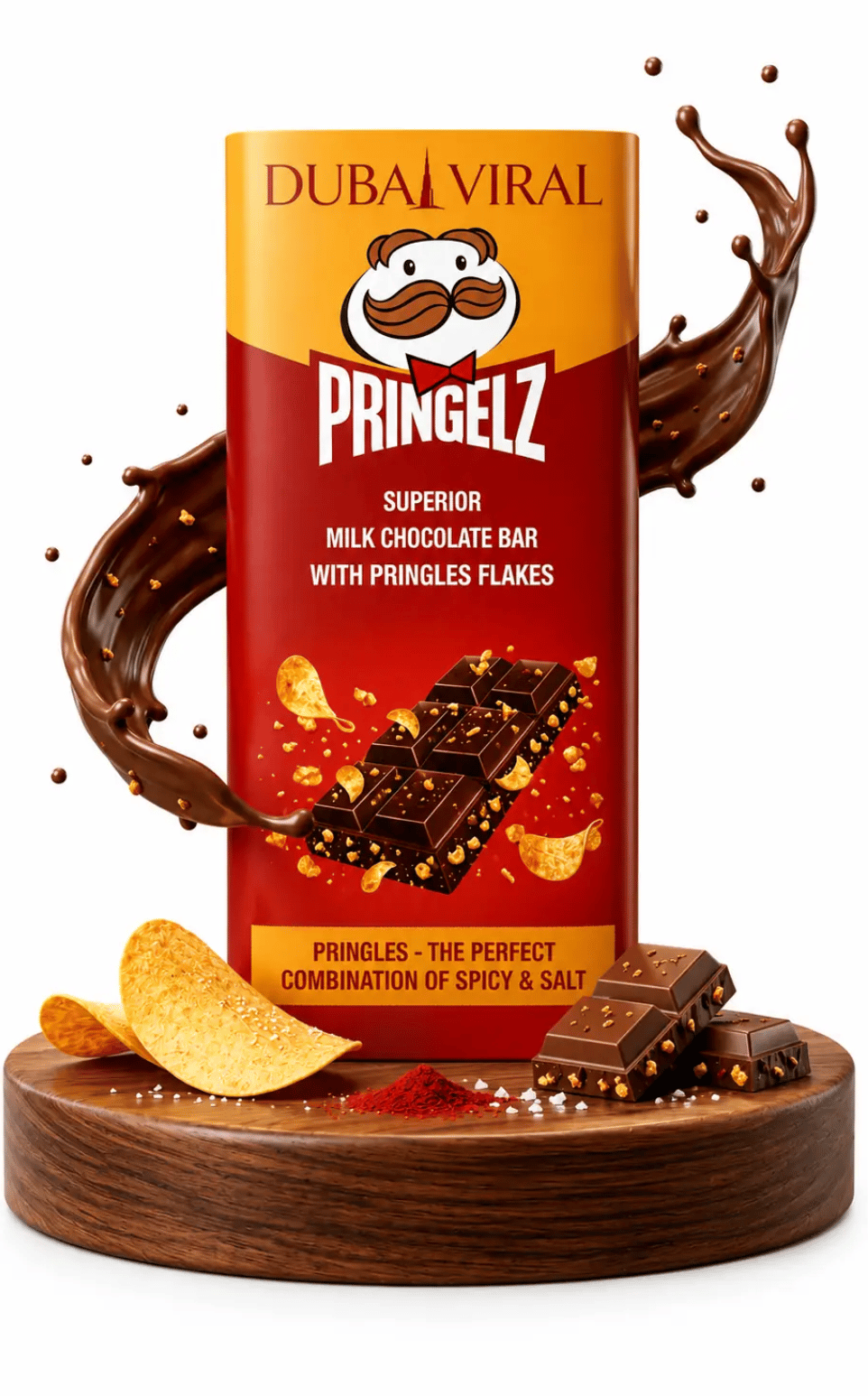 Pringless Çikolata Superıor Milk Chocolate Bar (kırmızıı)