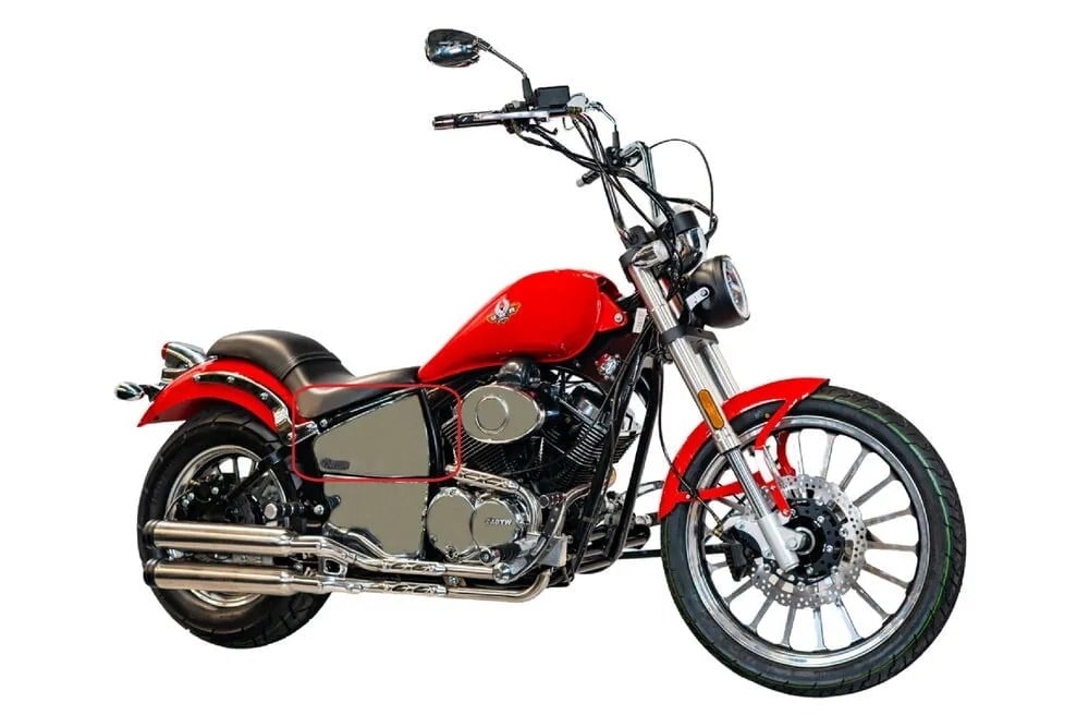 REGAL RAPTOR DAYTONA 250 V YAN KAPAK SAĞ KROM ÜST