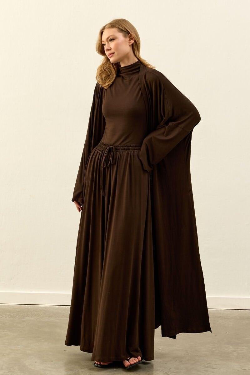 Acı Kahve Viskon Kimono