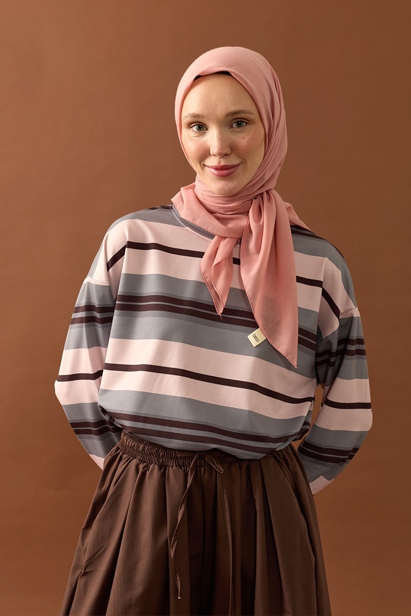 Pudra Pamuk Eşarp