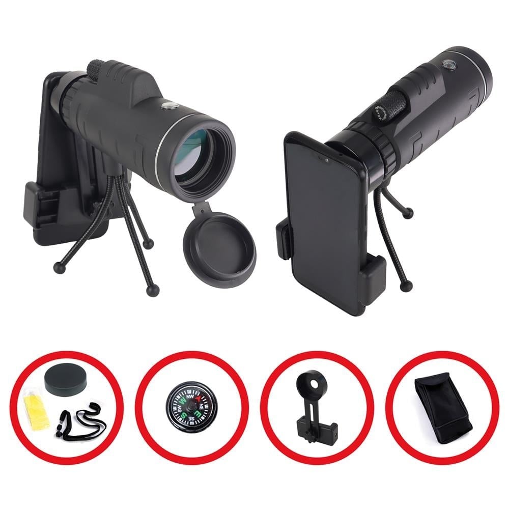SKYPAL ST-201M 40X60 Monoküler Tripodlu Dürbün Taşıma Çantası Ve Mobil Aparat