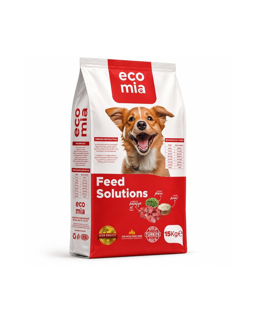 Bağkar Mia Eco Kuzu Lamb Etli Bezelyeli Pirinçli Köpek Maması 15 Kg