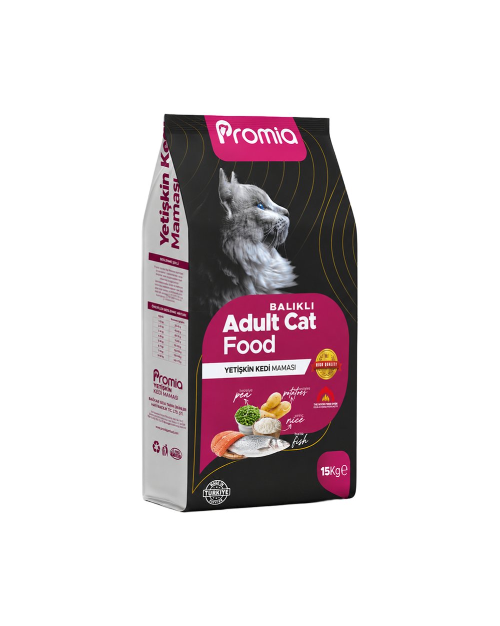Promia Balıklı Kısırlaştırılmış Yetişkin Kedi Maması & Adult Cat 15kg
