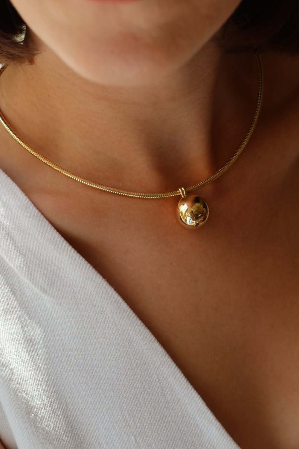 Gold Top Kolye