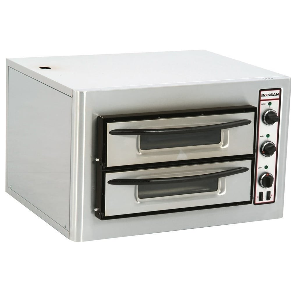 İnoksan-Pizza Fırını Çift Katlı 4+4 Adet 25 cm - INT-SG0036