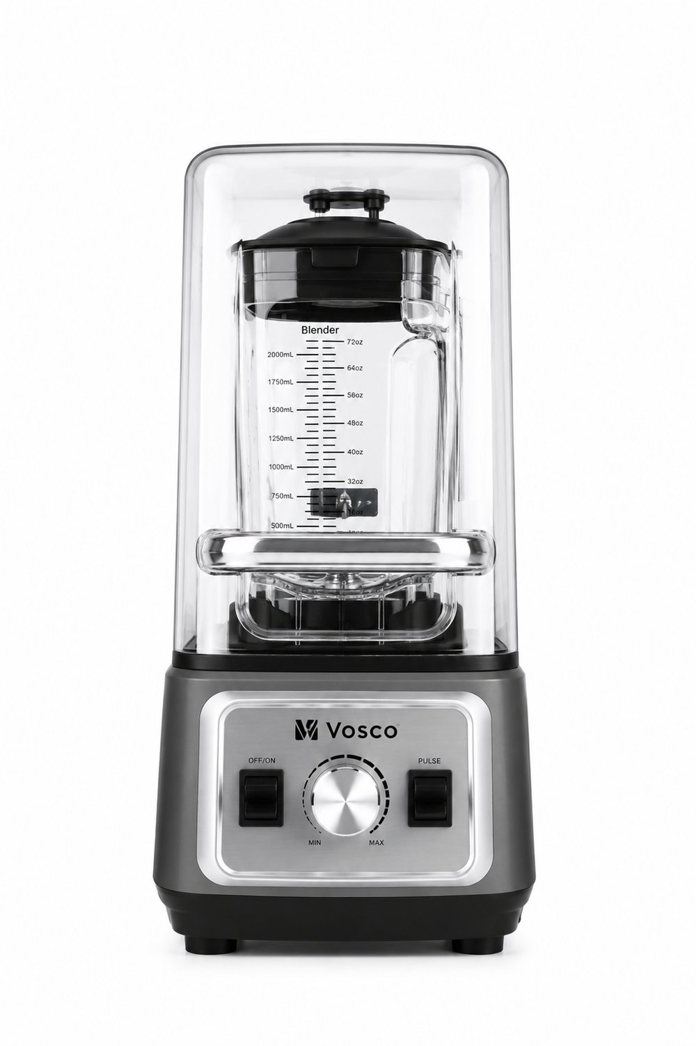 Vosco Profesyonel Blender 2 Lt - 1600W Sessiz Soundproof Kapaklı Blender VHS-608