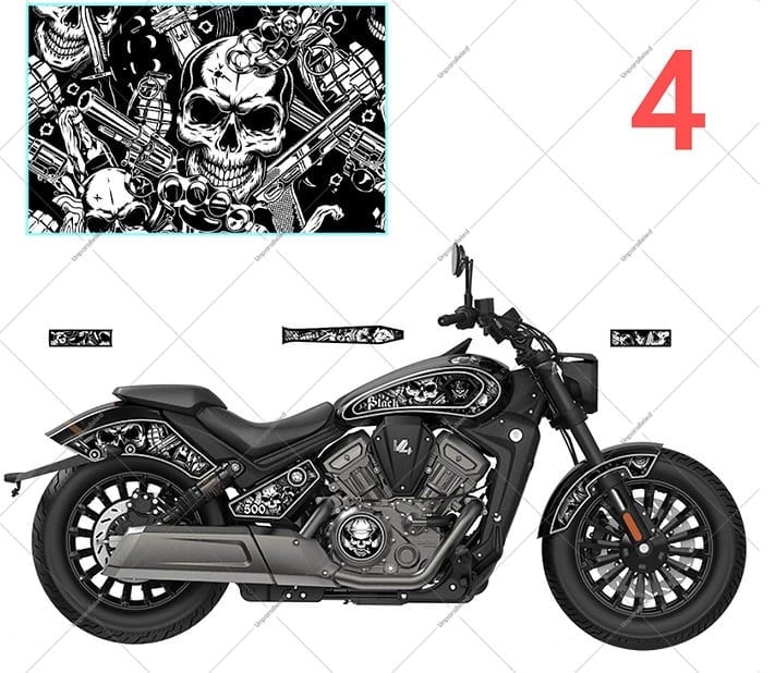 Benda Darkflag 500 Sticker Seti