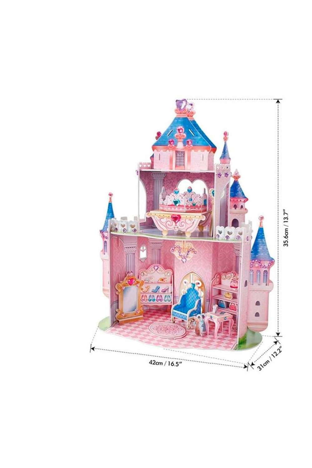 3d Prenses Gizli Bahçe Şatosu 92 Parça Puzzle E1623h