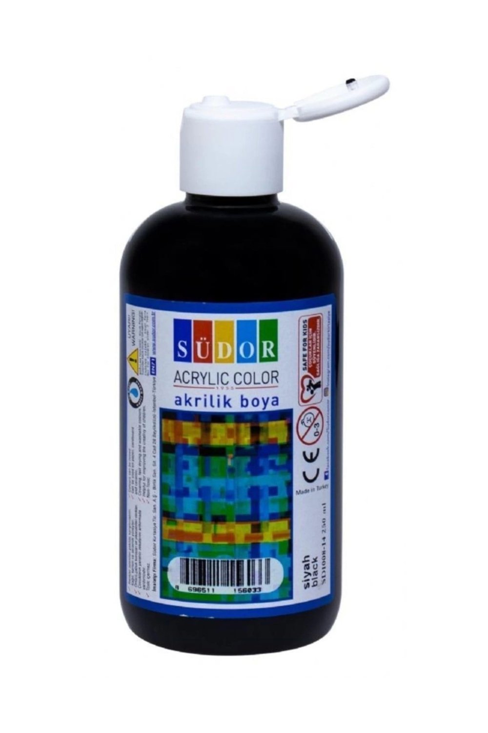Akrilik Boya 250 Ml Siyah