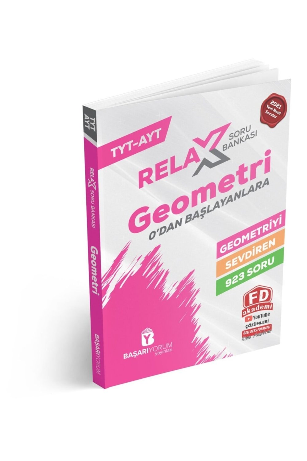 Başarıyorum Hesaplı TYT AYT Kolay Geometri Relax Soru Bankası