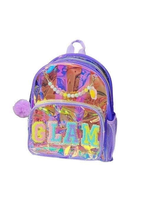 DREAM VEST NAKIŞ SIRT ÇANTASI ŞEFFAF MOR