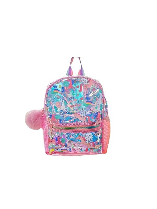 DREAM VEST ŞEFFAF HOLOGRAMLI UNİCORN SIRT ÇANTASI