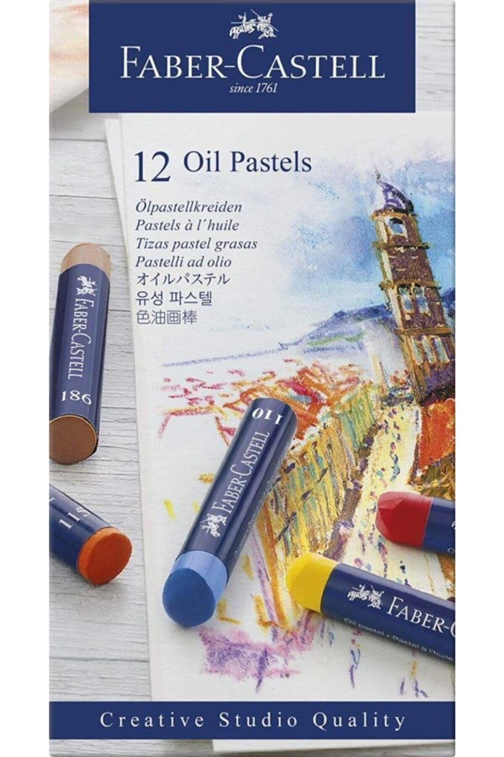 Faber-castell Oil Pastel Creative Studio Art 12 Colors