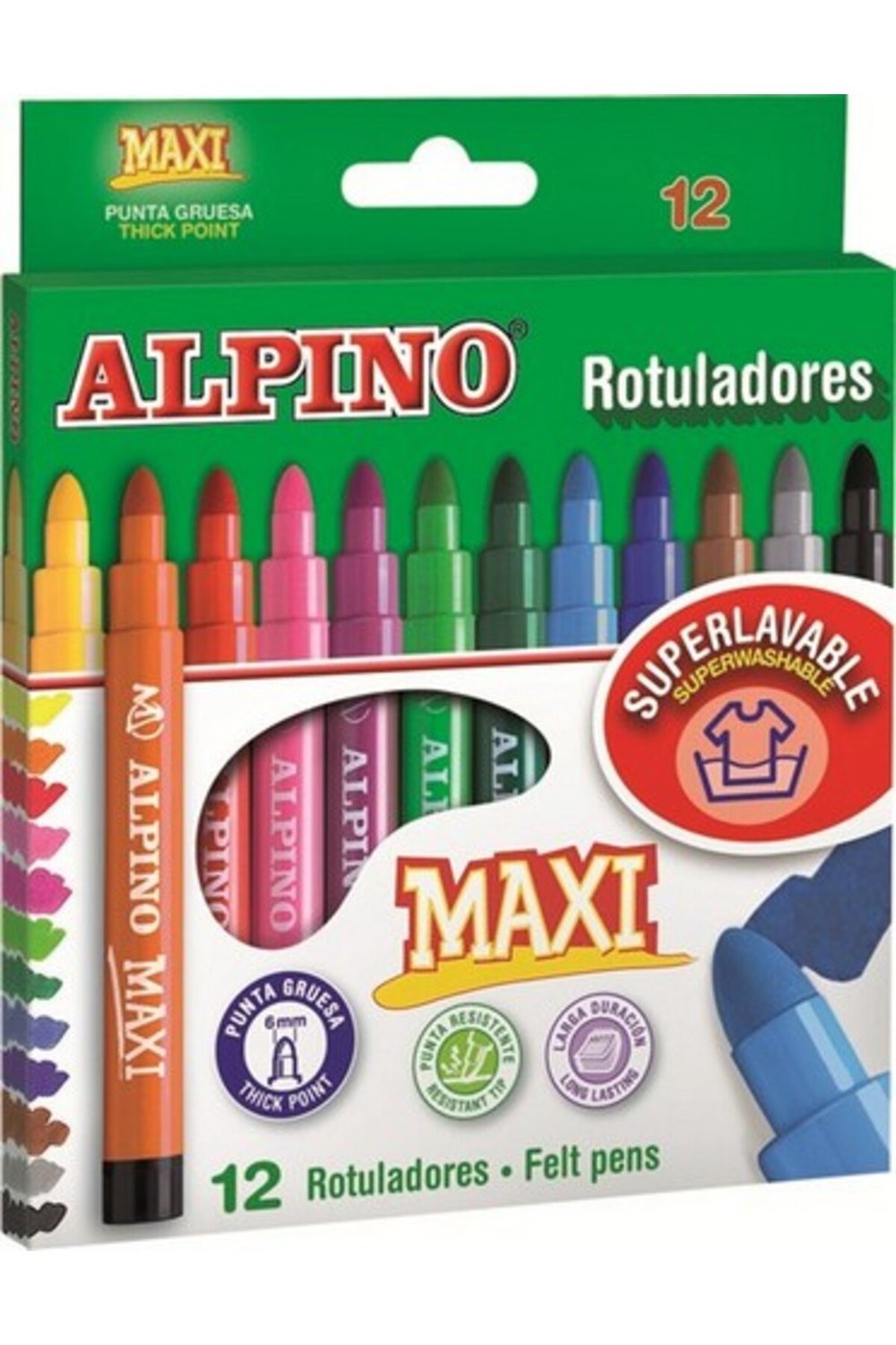 Maxı Keçeli Kalem 12 Renk