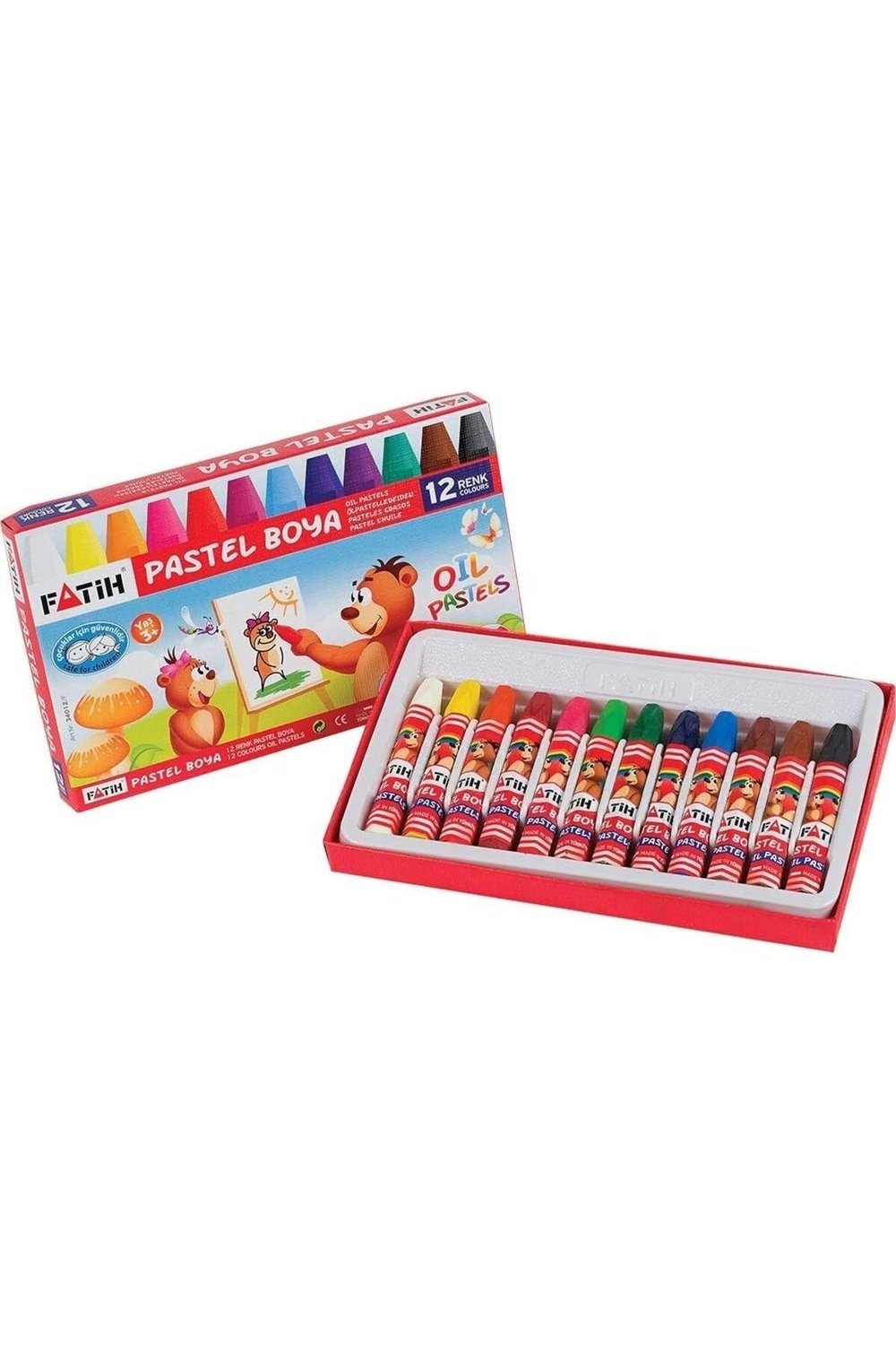Pastel Boya 12 Renk King Size Fa34012pb12rks