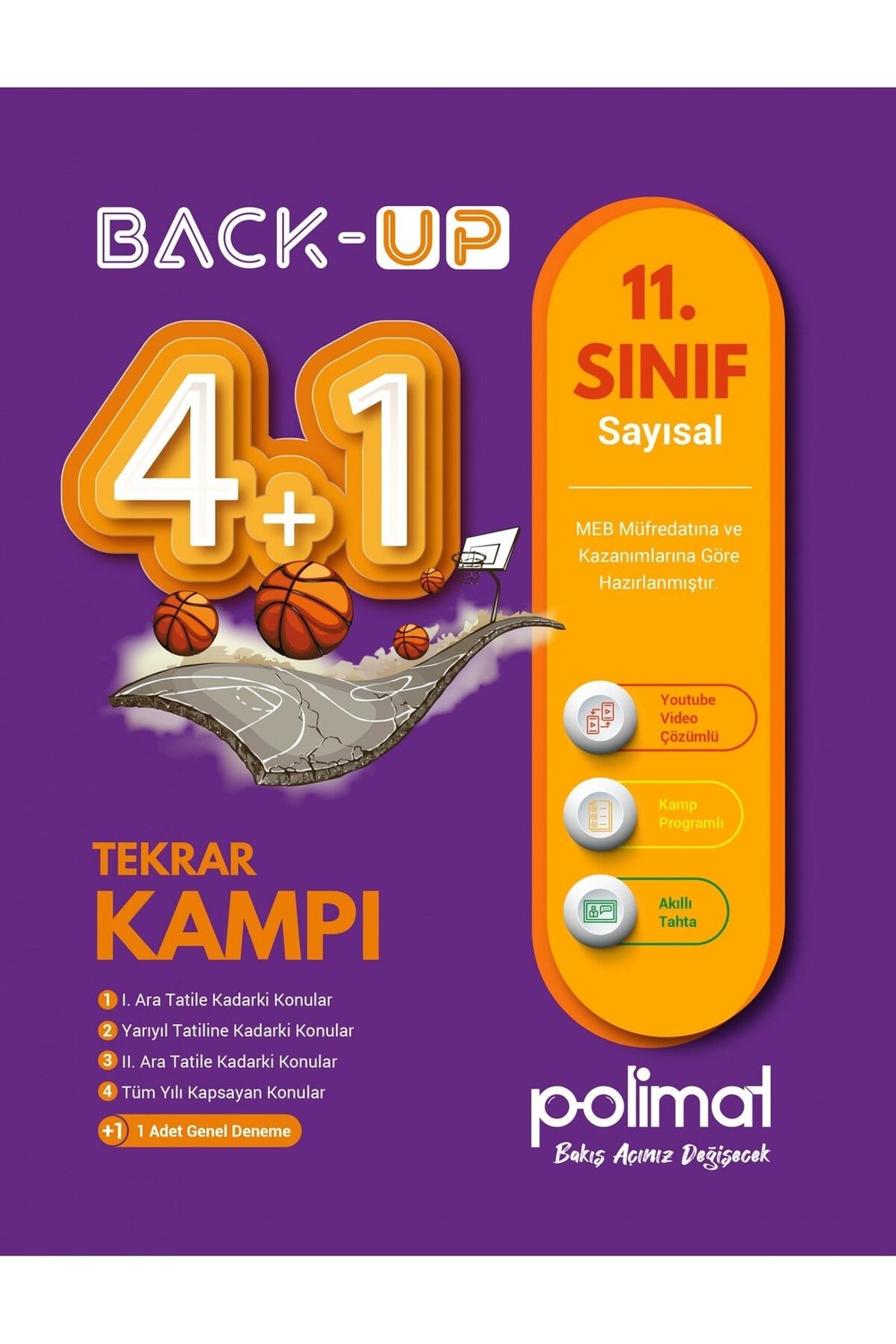 Polimat 2025 11. Sınıf Sayısal Back-Up 4+1 Kamp Kitabı