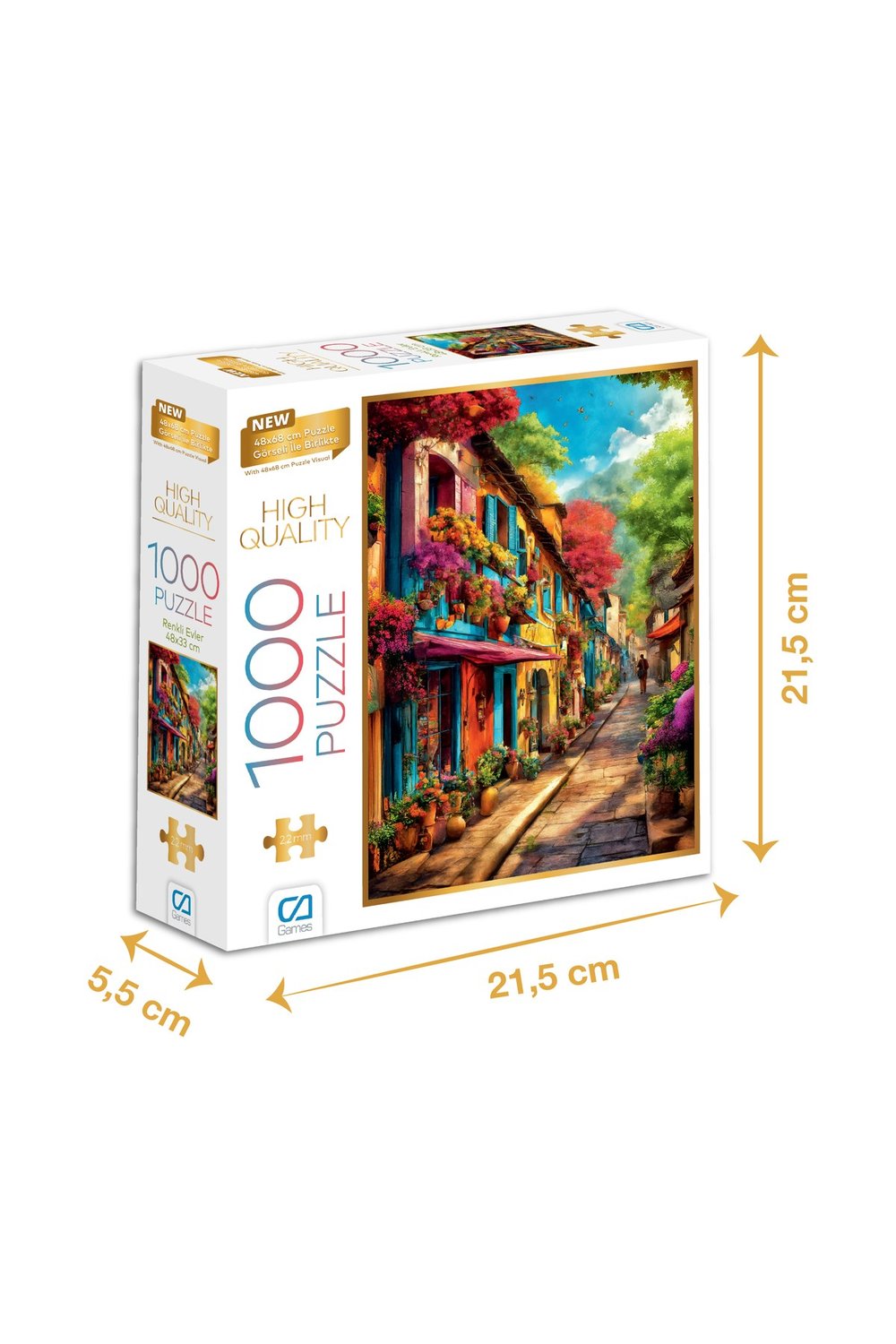 RENKLİ EVLER PUZZLE 1000 PARÇA